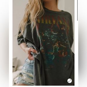 Urban Outfitters Nirvana Unplugged Oversized Tee